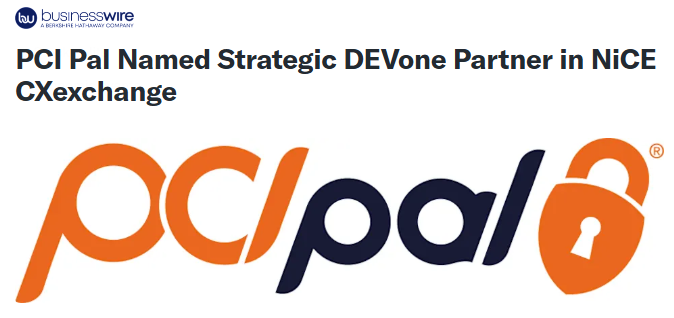 PCI Pal - strategic NiCE DEVone partner